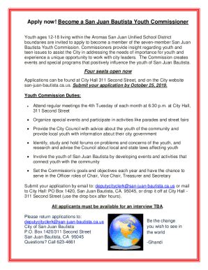 Apply for SAN Juan Bautista Jobs Today .
